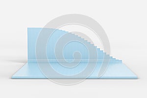 3d rendering, graph chart background, business graph