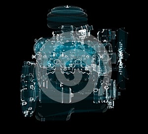 3D rendering, Holographic Particle engine