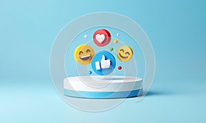 3D Rendering Icon Element Isolated