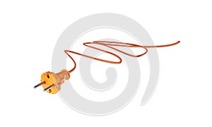 3D rendering illustration of a schuko power plug
