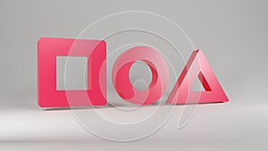 3D rendering illustration squid game