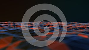 3D Rendering. internet cloud computing. Abstract background connection and lines of technology. Big data concept. digital