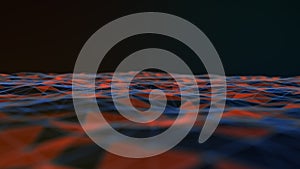 3D Rendering. internet cloud computing. Abstract background connection and lines of technology. Big data concept. digital