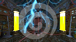 3D rendering of the laboratory