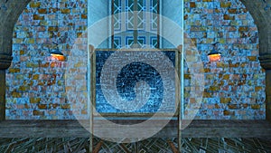 3D rendering of the laboratory