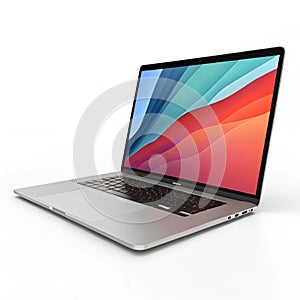 3D rendering of laptop mockup