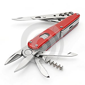 3D rendering maintenance isolated on white background photo