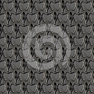 3D rendering of Middle Ages armor pattern tile