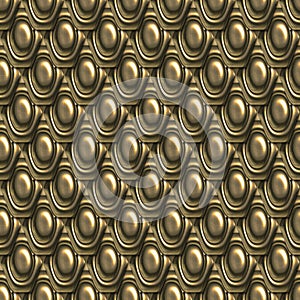 3D rendering of Middle Ages armor pattern tile