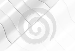 3d rendering. modern light gray curve pattern panel design wall background.