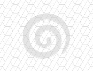 3d rendering. modern seamless long hexagonal shape pattern wall background.