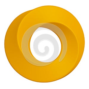 3D rendering of a Moebius ring