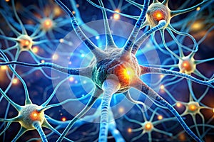 3D Rendering of Neuron and Neural Network