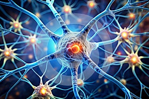 3D Rendering of Neuron and Neural Network