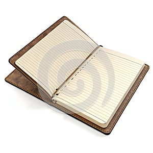 3D rendering notepad isolated