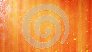 3D rendering. Orange plastic texture with yellow spots.