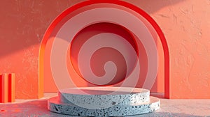 Circular Object on White Table