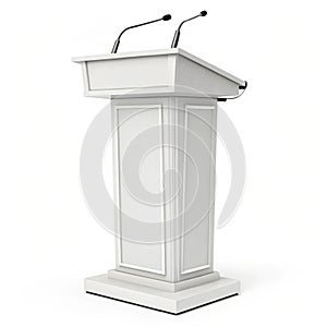 Podium 3D Rendering Illustration