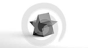 Realistic Looking Geometric Star Object