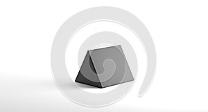 Realistic Looking Geometric Triangle Box Object