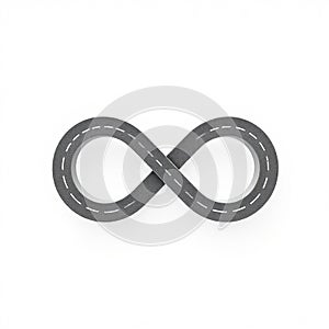 Infinity road symbol