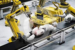Robot assembly line