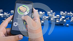 Transport delivery control app