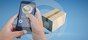 Package delivery control app