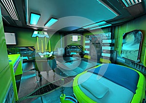 3D Rendering Space Station