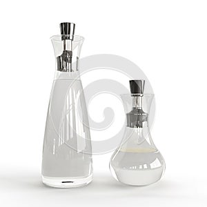 3d rendering of a spice rack isolated on the white background