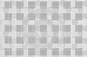3d rendering. square grid gray and white graphic line pattern background.