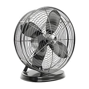 3D Rendering of a Table Fan on Transparent Background - Ai Generated