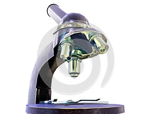 3D-rendering of a USSR era microscope