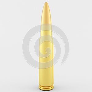 3d Rendering of a 7.62x51 Cartridge photo