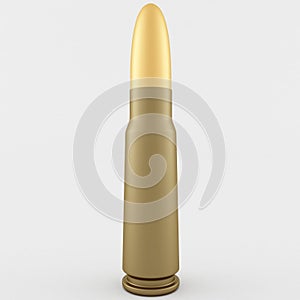 3d Rendering of a 7.62x39 Cartridge photo