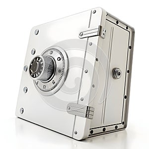 3D file protection isolated on white background photo