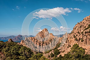 Calanches of Piana in Corsica