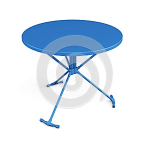 3d round plastic table