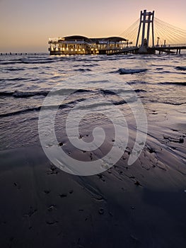 DÃ¼rres Durazzo, (Albania, Europe) - Beach at the Vollga Promenade, ShÃ«titorja \