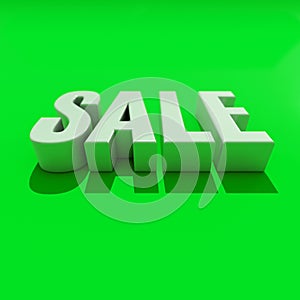 3d Sale Word with Shadow
