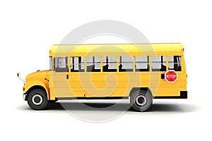 3d school bus