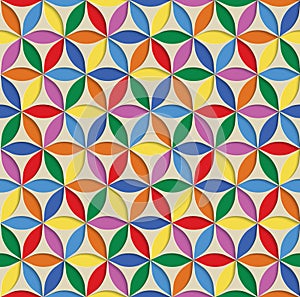 3d Seamless Abstract Geometric Pattern