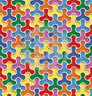 3d Seamless Abstract Geometric Pattern