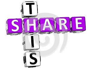 3D Share This Crossword