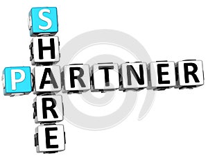 3D Share Partner Crossword