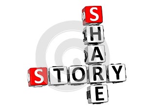 3D Share Story Crossword