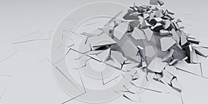 3D Shatter Abstract Wallpaper Background photo