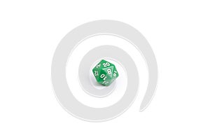 D20 20 sided game die