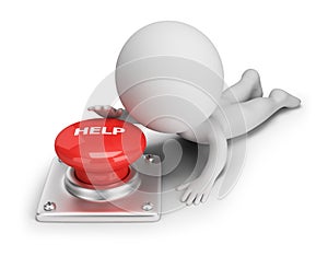 3d small people - help button