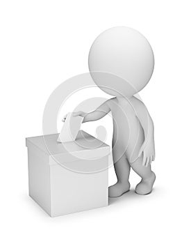 3d small people - voting